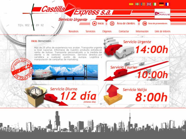 Castilla express ya tiene pagina web