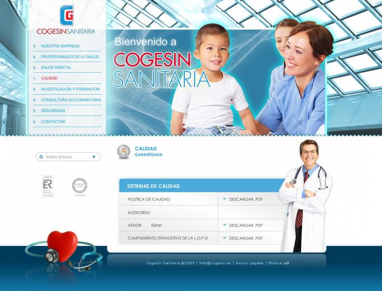 Otro diseño web más: Cogesin