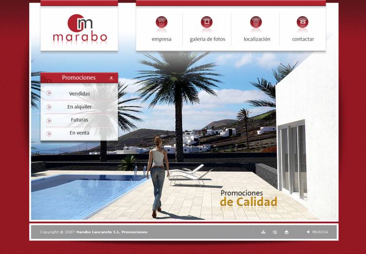 Nuevo diseño web : Promotora Marabo